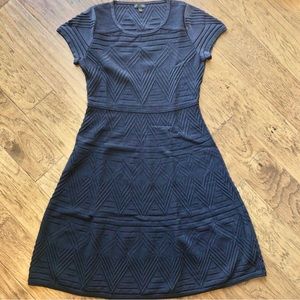 Talbots Fit and Flare Navy Dress, 12